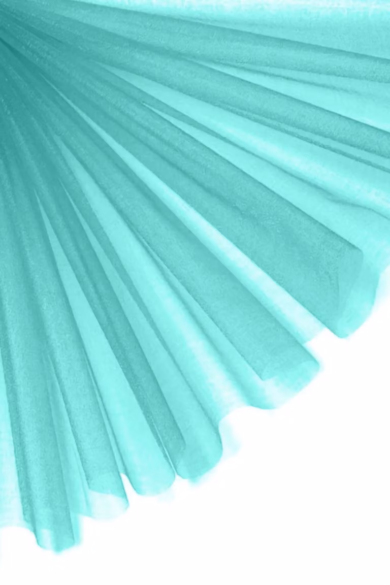 Neel Blue Organza Roll Snow Sheer Glitter Fabric in Bright Green, W/D/H: 29 cm x 25 m