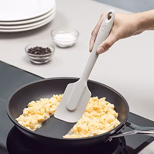 Zeal Non-Stick Silicone Spatula with Hanging Loop, Grey, Length: 26 cm – 2