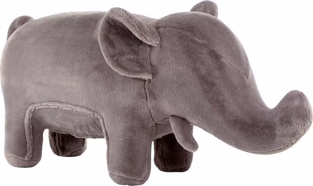 Orsina Grey Elephant Animal Stool for Children