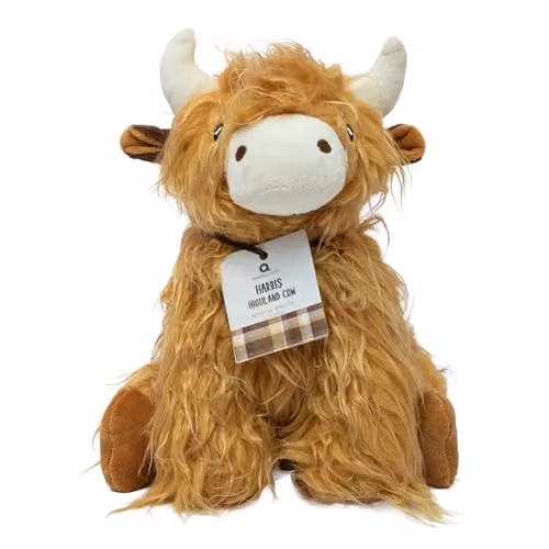 Aroma Home Highland Cow Novelty Doorstop in Brown