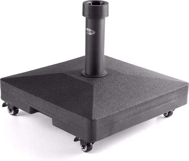 Christow 4-Wheeled Black Plastic Parasol and Awning Base