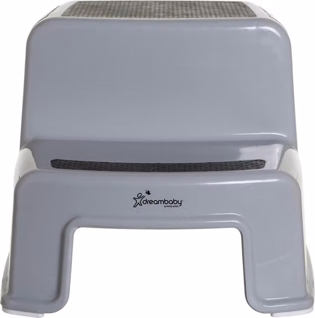 Dreambaby 2 Height 2 Up Step Stool in Silver