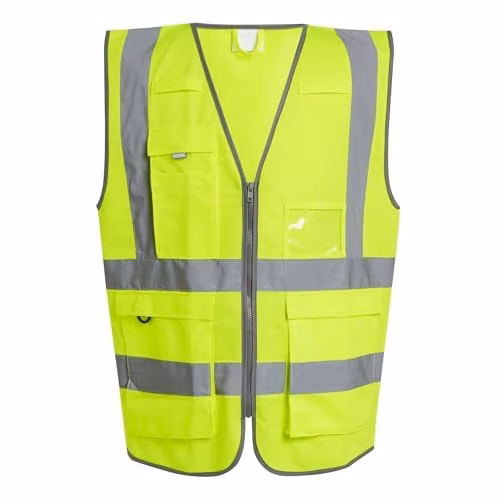 Regatta Men's Hi-Vis Yellow Polyester Vest, Size: XXXL, EN ISO 20471