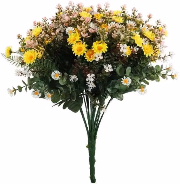 KDMD Pembroke Yellow Mini Daisy Bush with 36 Stems