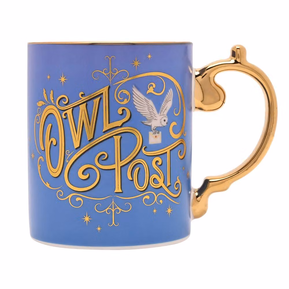 Widdop and Co Harry Potter Owl Post Ceramic Mug in Blue and Gold – 3