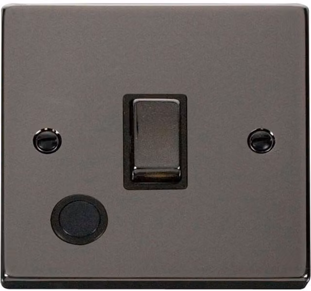 SE HOME Black Surface Mount 1 Gang 20A DP Switch with Flex
