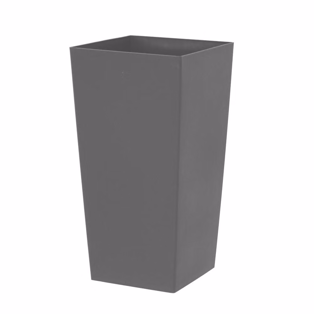 Simpa Milano Grande 27L Square Planters, Set of 2, Grey – 2