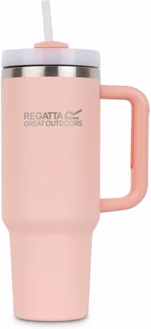 Regatta Thermulate Insulated Stainless Steel Mug with Lid, Peach, 1.2 l