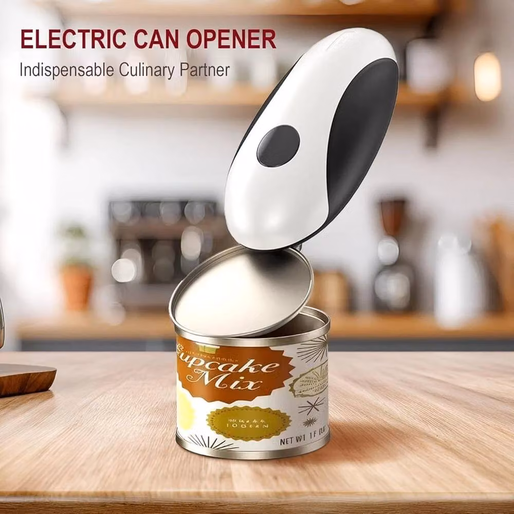 FLAVORA Automatic Electric Can and Jar Opener in White – 4