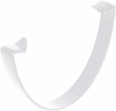 FloPlast White Half Round PVC Industrial Gutter Spare Fitting Strap, 170mm