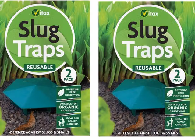Vitax Beer Slug and Snail Traps, Green, Pack of 2