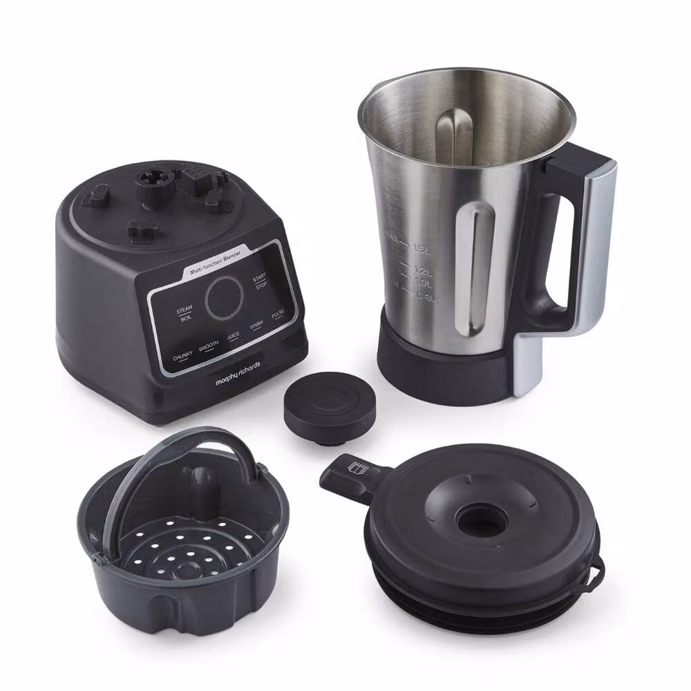 Morphy Richards MixFlex 6-in-1 Multifunction Blender, 1.5L, Black – 2