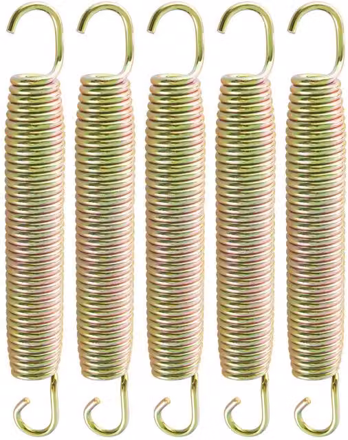 AREBOS Replacement Trampoline Spring Set, 36 Pieces, 178mm, Gold