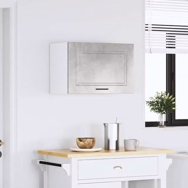 Berkfield Home Porto Wall Mounted Kitchen Cabinet in Concrete Grey