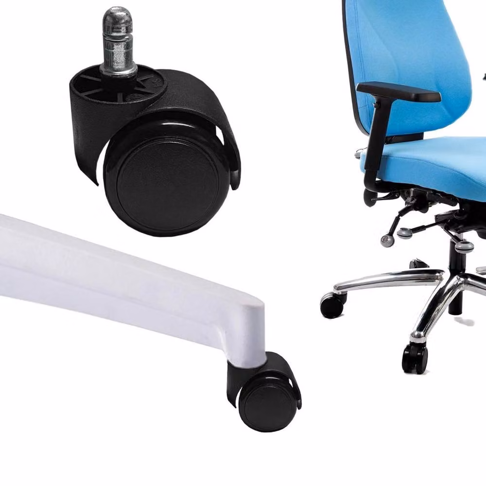 SPETLEK Black Double Wheel Office Chair Castors – 5