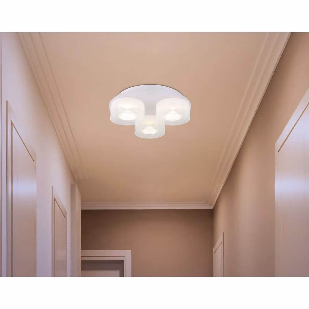 Netlighting Belinda Shade Cluster Ceiling Light in Matt White with LED 4000K – 2