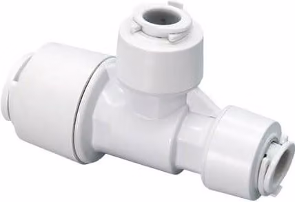 FloPlast Flofit+ Push Fit Reducing Tee, White, Pack of 5