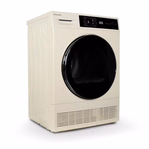 Montpellier MTDC8SDC Beige 8kg Condenser Tumble Dryer with Sensor Dry and B Energy Rating