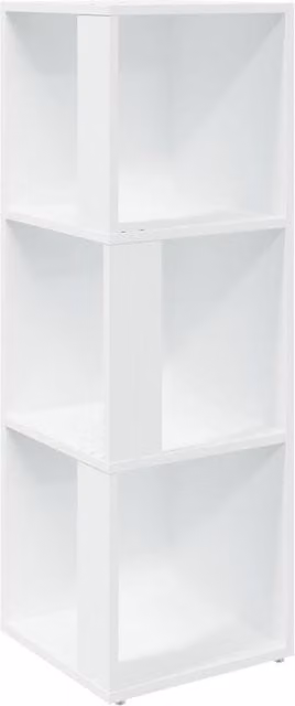 Berkfield Home White Corner Cabinet W/D/H: 33 x 33 x 100 cm – 1