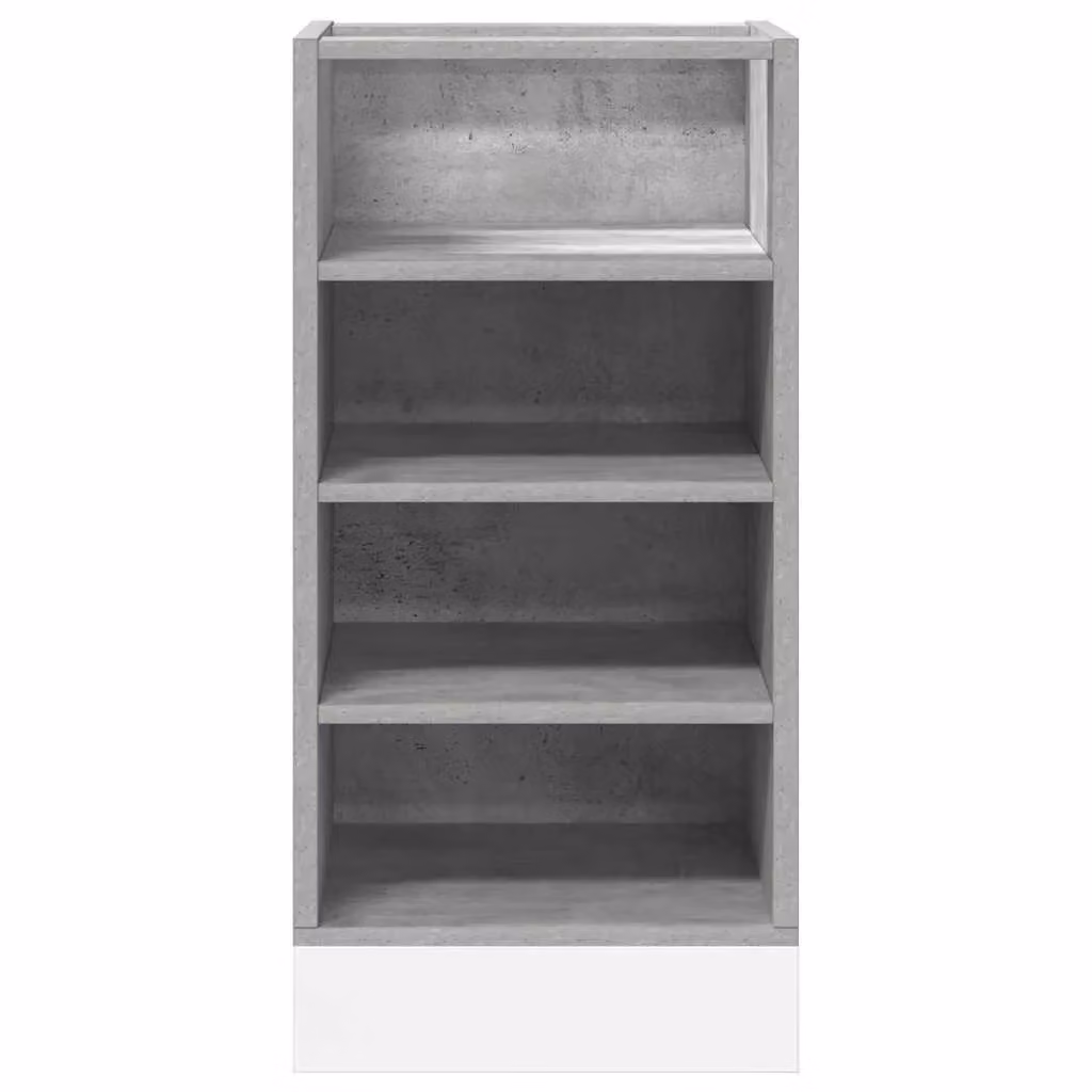 Berkfield Home Grey Freestanding Kitchen Base Unit with Hinged Doors and Internal Shelves, W/D/H: 40 x 44.5 x 81.5 cm – 2