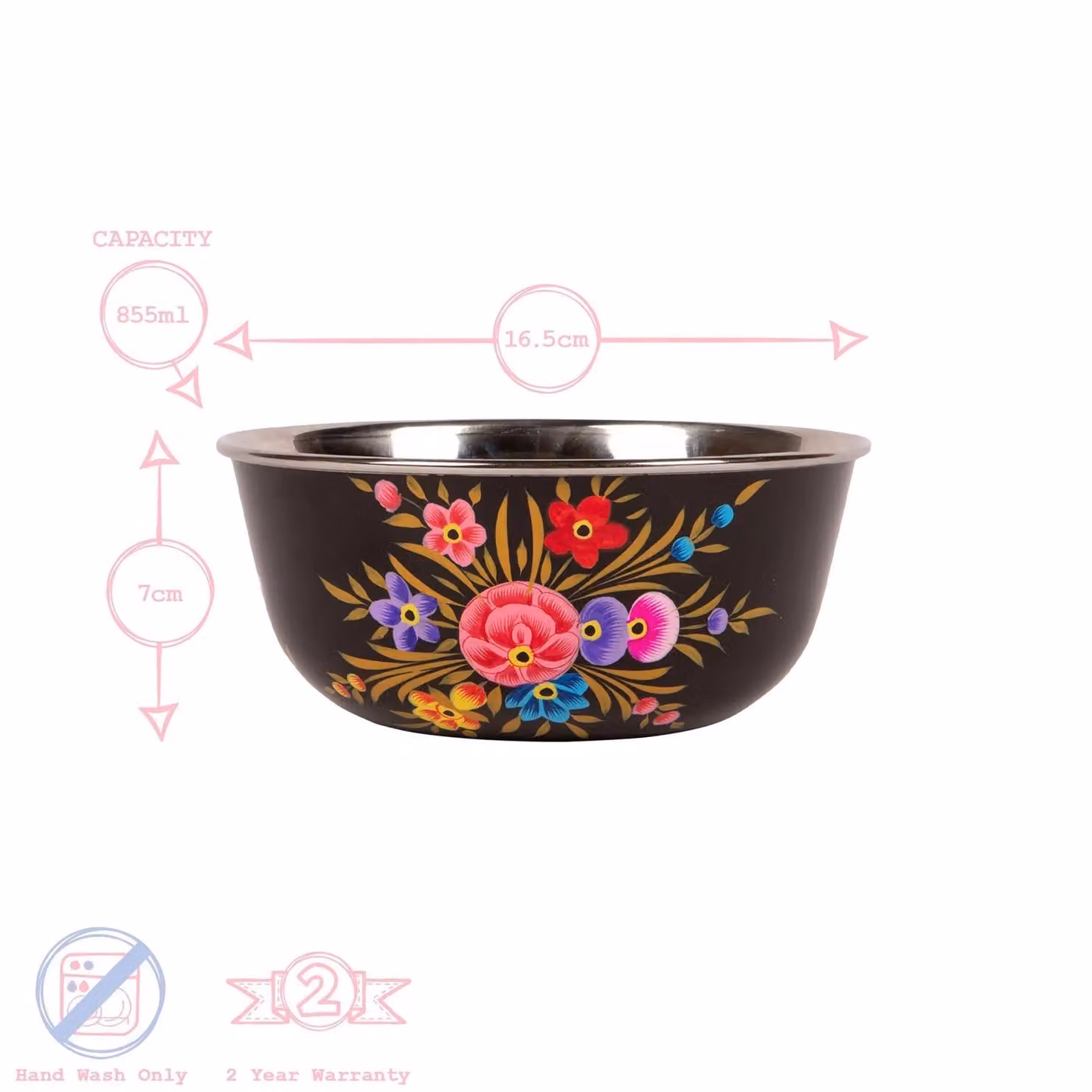 Billy Can Grey Stainless Steel Dessert Picnic Bowl 16.5 cm – 2