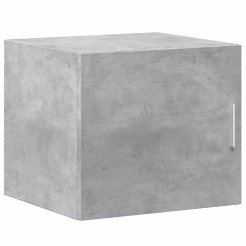 vidaXL Modern Wall Cabinet in Grey MDF with Hinged Doors, W: 45 cm, H: 42.5 cm, D: 40 cm – 1