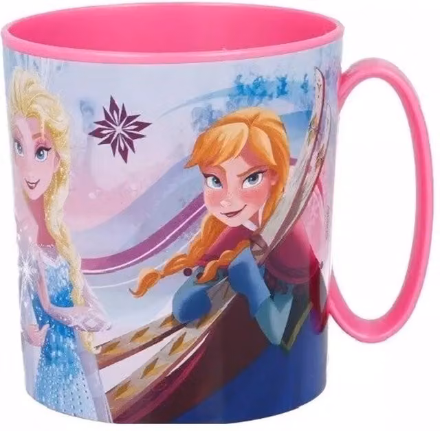 Official Frozen 2 Aqua Licensed Micro Mug, 390 ml, Pink and Multicolour