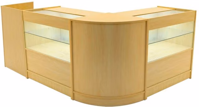 Monstershop Phoenix LED Shop Counter Set CM60, TB60 and 2 x C900 in Maple Beige