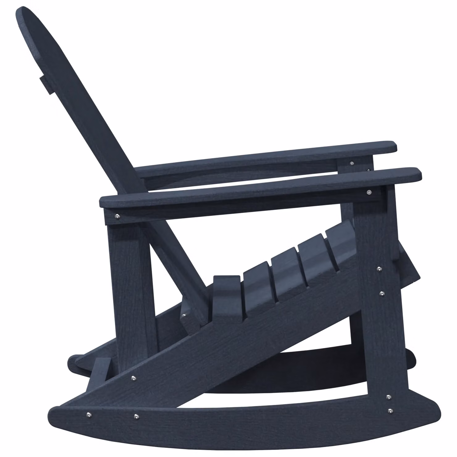 Berkfield Home Adirondack Rocking Chair in Navy Blue, W/D/H: 73.5 x 92 x 90 cm – 4