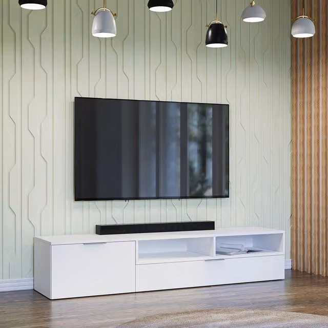 Shefa Line Marocco 175 TV Cabinet in White