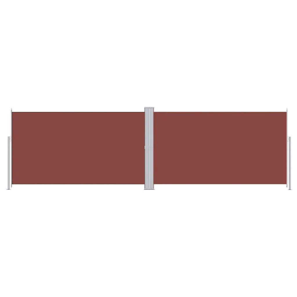 Berkfield Home Retractable Side Awning in Brown, W/H: 600 x 180 cm – 2