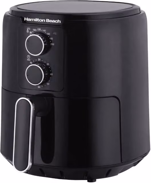 Hamilton Beach SimpliFry 4.2L Manual Hot Air Fryer, Black