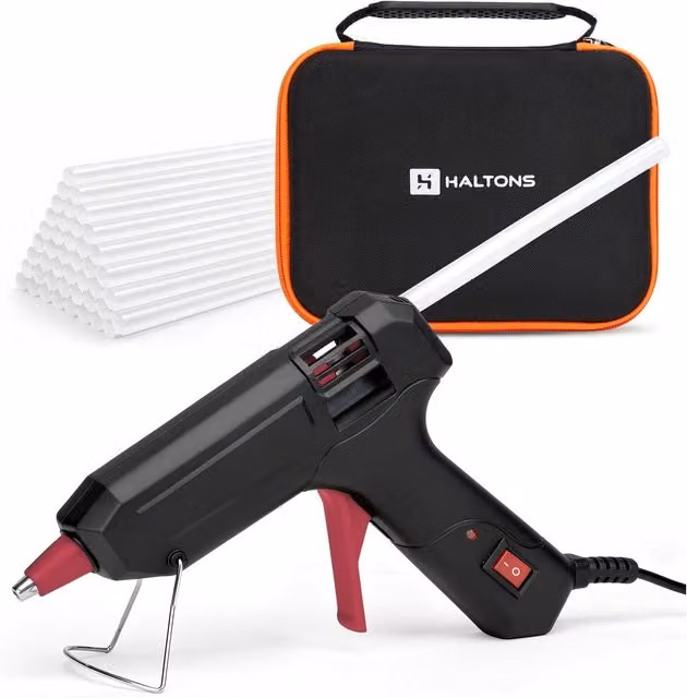 Haltons Black Hot Melt Glue Gun for Crafting