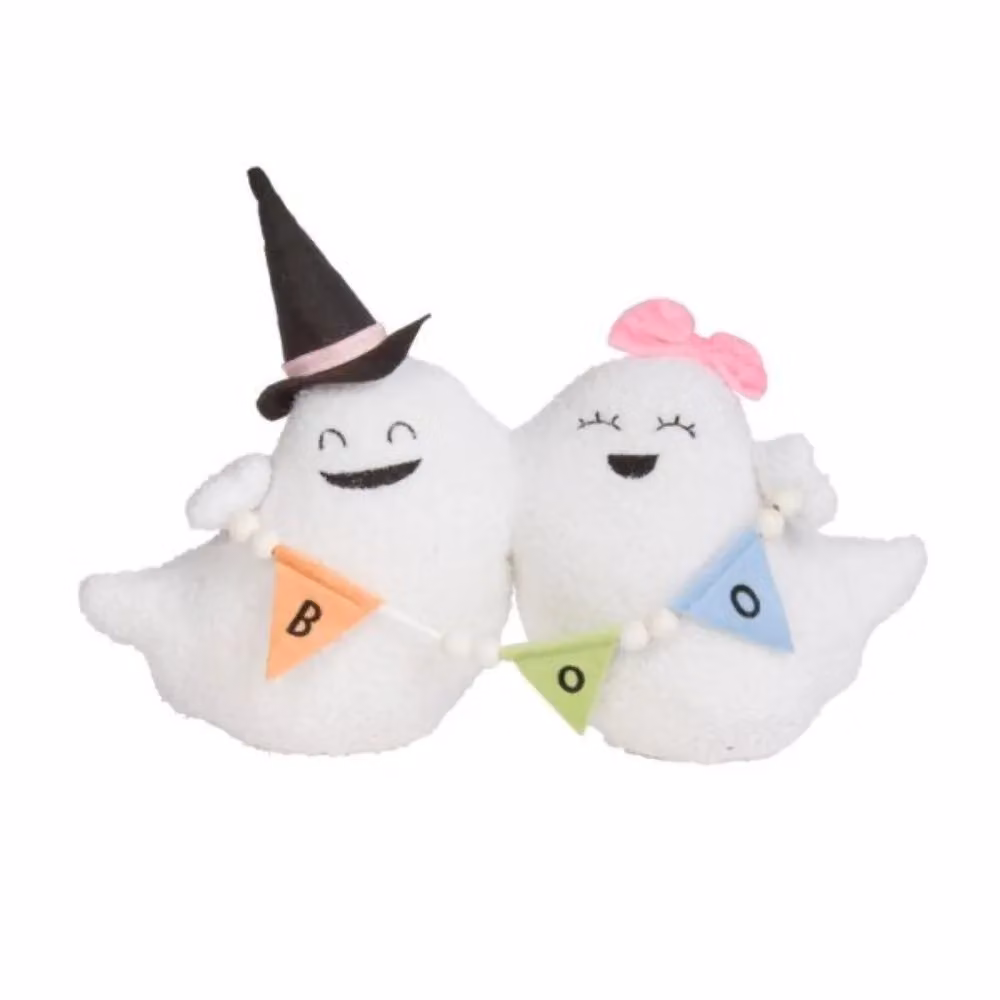 Garden Greatness White Plush Halloween Ghost Tabletop Decoration – 2