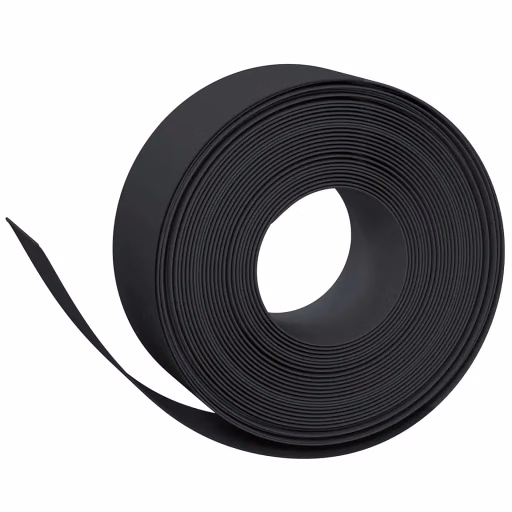 Berkfield Black Polyethylene Garden Edging, 10 m x 20 cm – 2