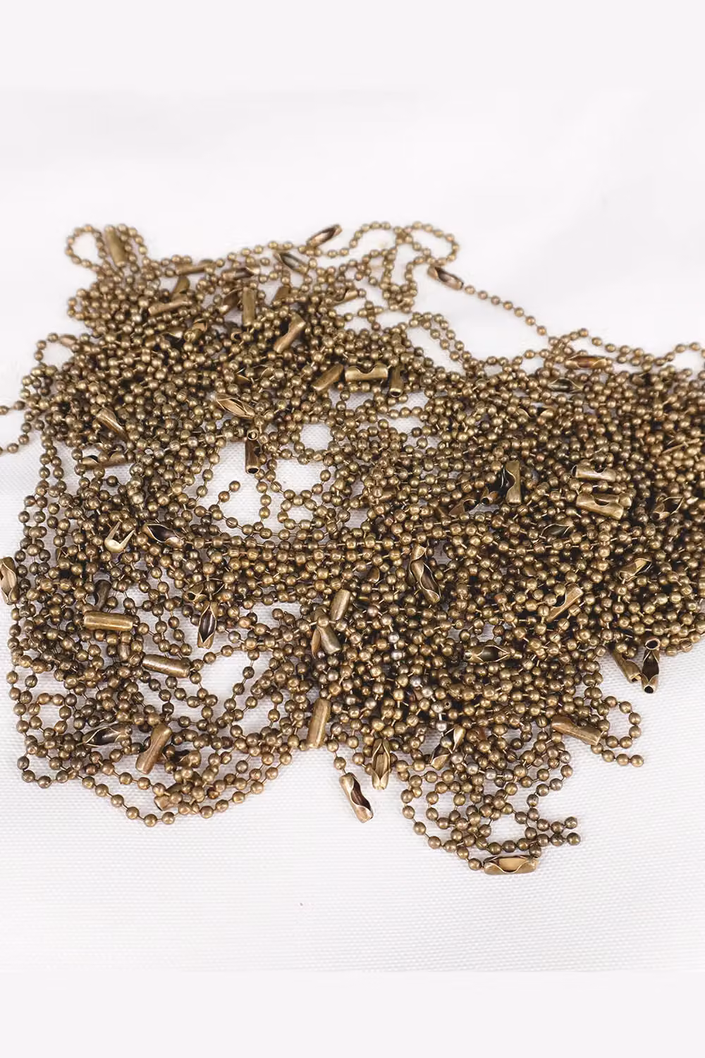 Neel Blue Bronze Alloy Metal Ball Bead Tag Chain, 20 cm, 100 Pieces – 2