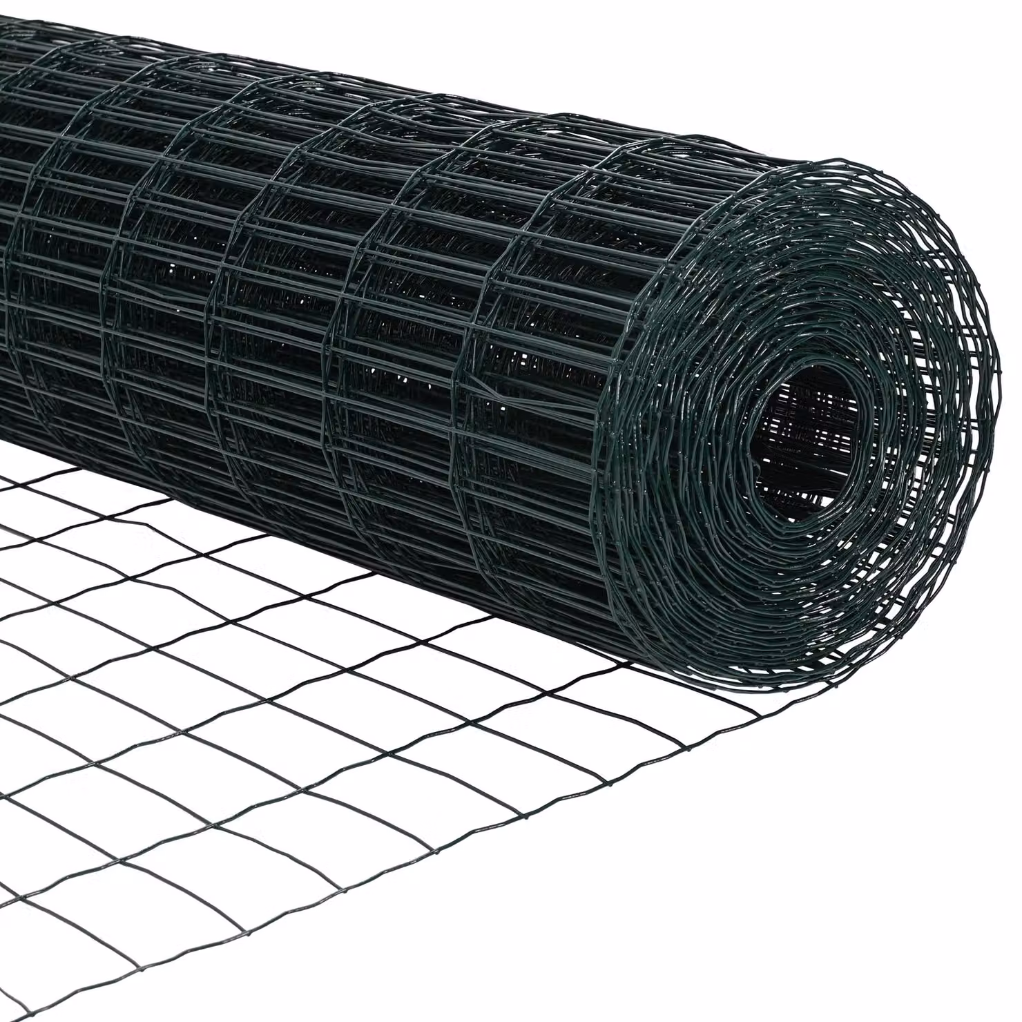 Berkfield Home Euro Fence Green PVC Coated Steel Rectangular Fencing, H: 120 cm, W: 25 m – 5