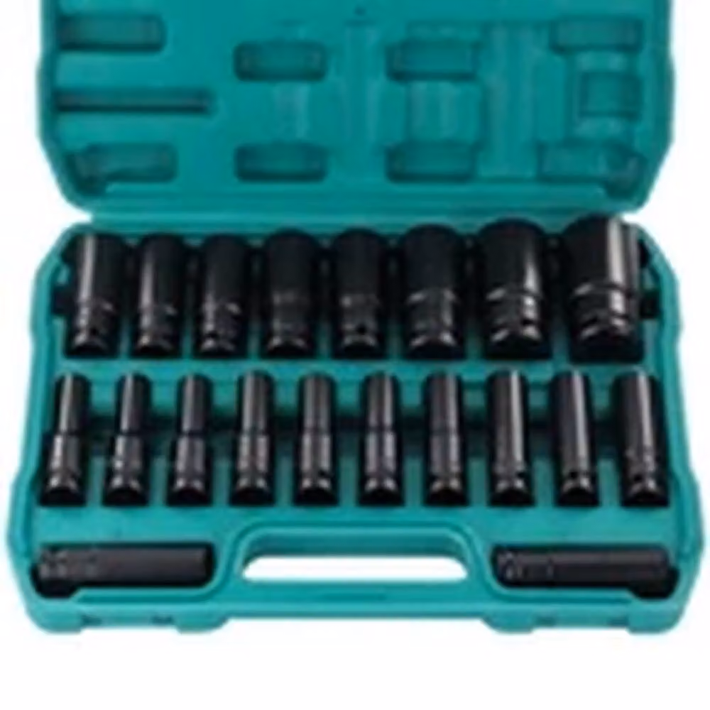 EONLION 20-Piece Heavy Duty 1/2 Inch Drive Deep Impact Long Reach Socket Set in Black – 3