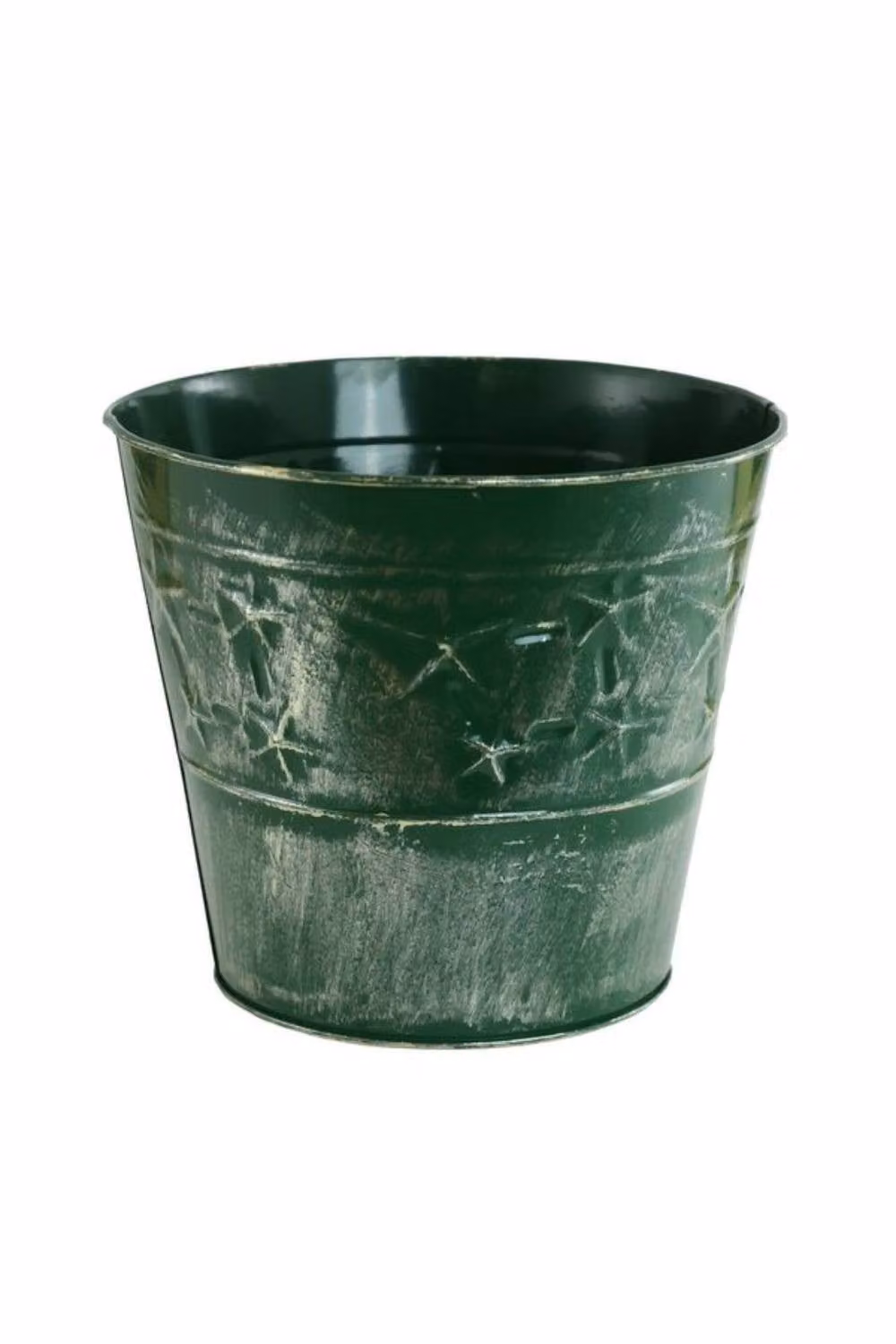 KDMD Green Star Zinc Metal Buckets, 3 Pack, Diameter: 21 cm – 2