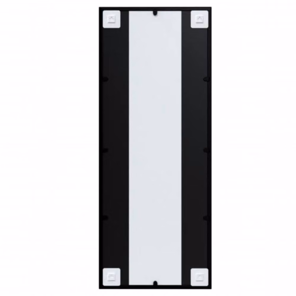Berkfield Home Set of 2 Classic Metal Wall Mirrors in Black, W: 100 cm, H: 40 cm – 2