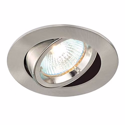 Netlighting Cast Modern Recessed Tilt Downlight in Grey and Silver with GU10 Dimmable and Adjustable Features