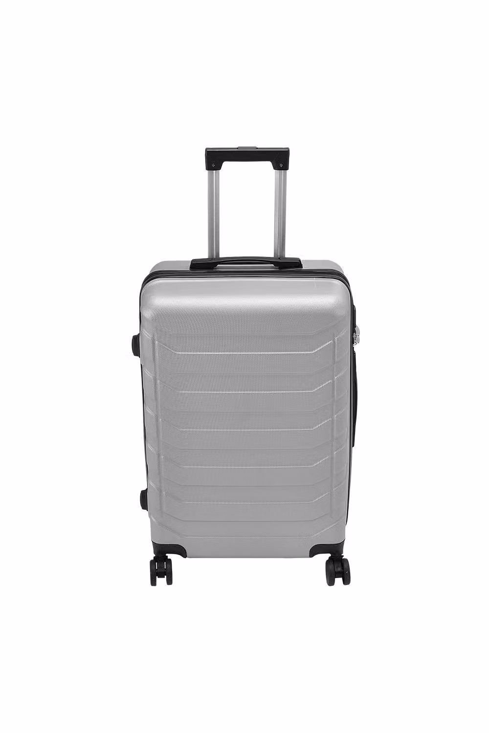 Living and Home 20 inch Hardshell Rolling Travel Suitcase, Grey – 3