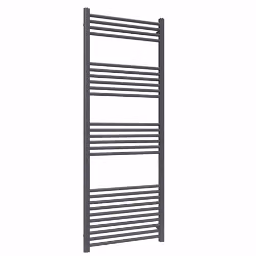 Lux Heat Anthracite Grey Steel Ladder Towel Radiator, H 160 cm x W 60 cm – 2