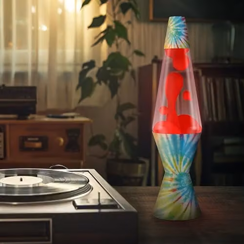 Lava Lite 2488 Retro Tabletop Lava Lamp with Green Wax and Blue Liquid – 3