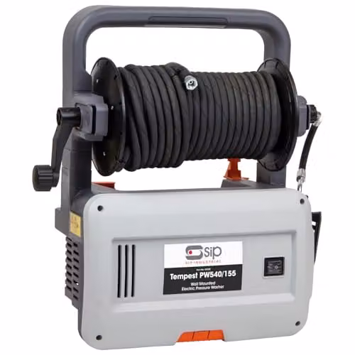 SIP Tempest PW540/155 Electric Pressure Washer, 2400W, 150 bar, 510L/h, Grey