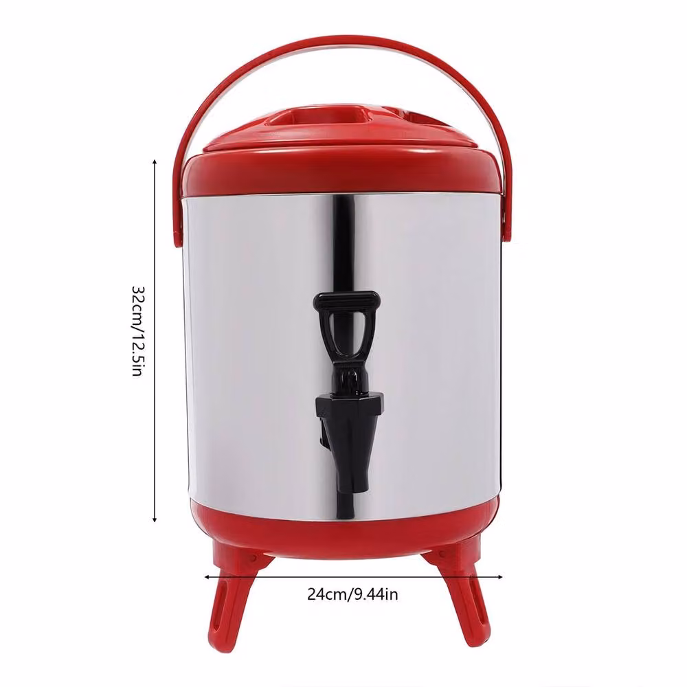 Nordara 6L Thermal Insulated Stainless Steel Hot Water Dispenser in Red – 2