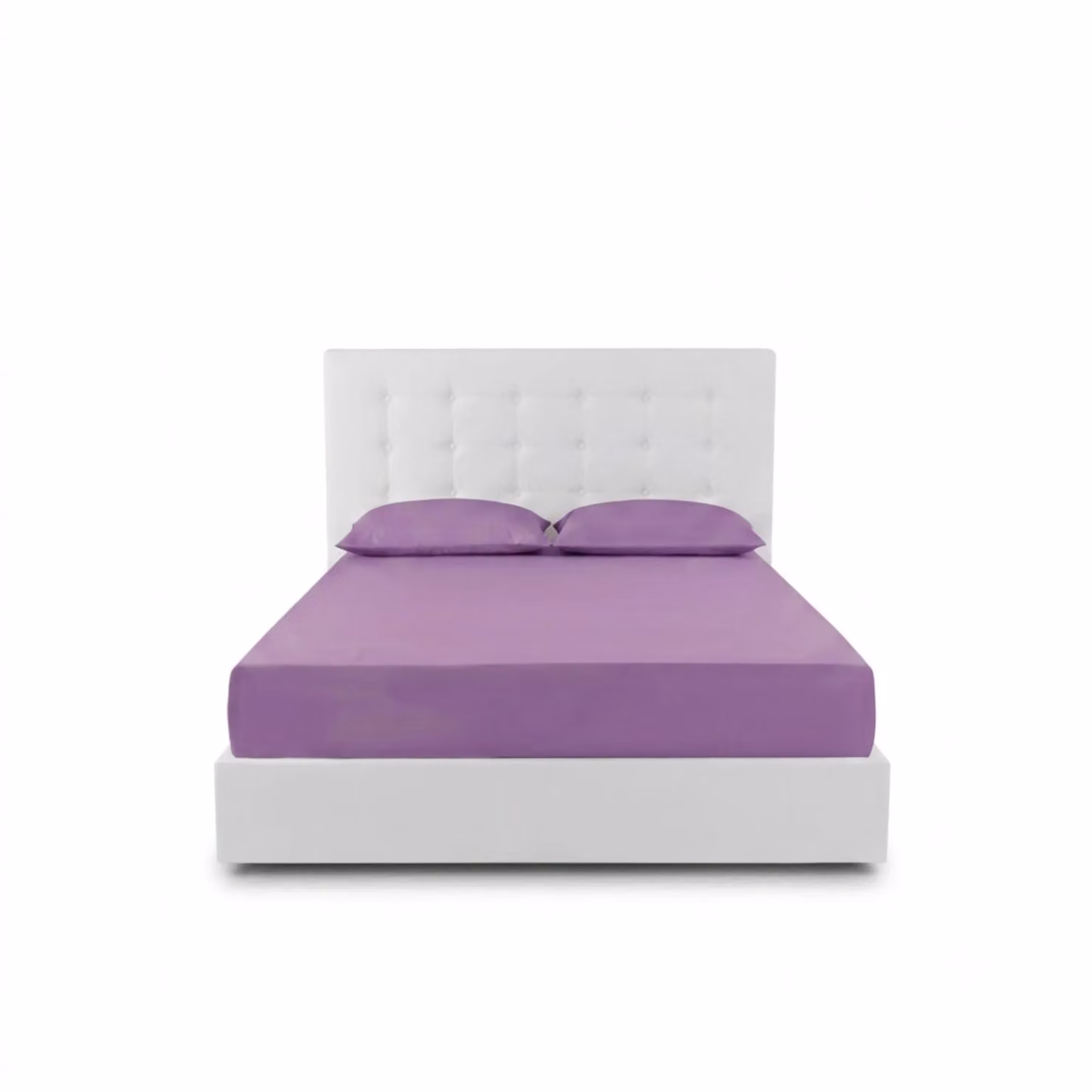 Home Sweet Home UK Snug City Polycotton Fitted Cot Bed Sheet, Purple, W/D/H: 70 x 140 x 15 cm – 2