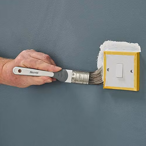 Harris Seriously Good Walls & Ceilings Cutting In Paint Brush, Grey and Multicolour, Width: 2.54 cm – 2
