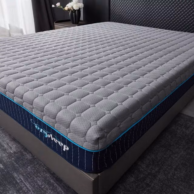 Ezysleep Halo Grey Memory Foam Mattress, W/D/H: 140 x 200 x 24 cm
