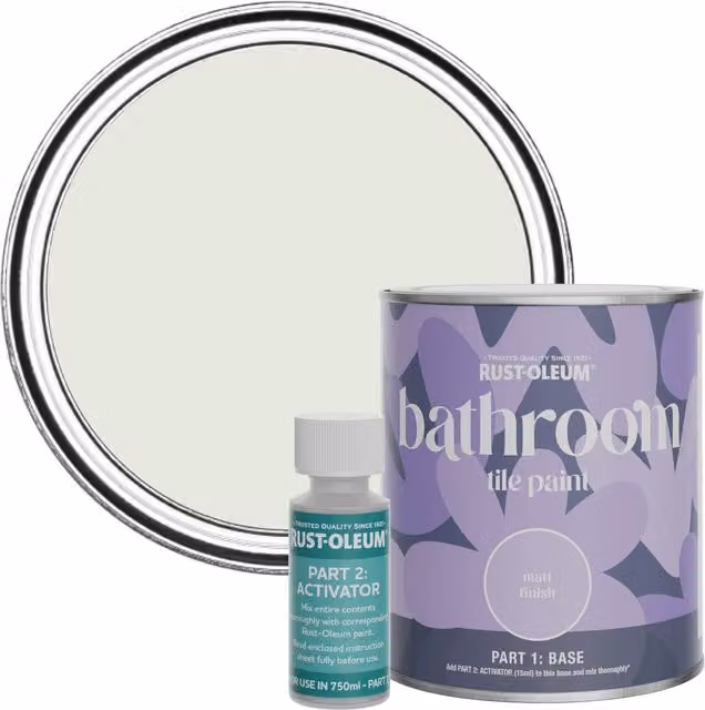 Rust-Oleum Bathroom Tile Paint in Matt Finish, Sage Mist Green, 0.75 l